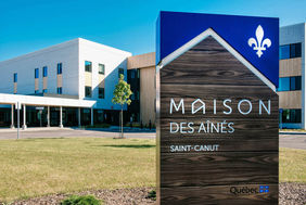 Vue extérieure de la Maison des aînées de Saint-Canut