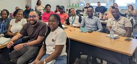 Le groupe des CEPI en pleine activité de formation, le 7 juillet dernier. 